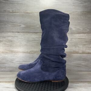 Ugg Women’s Abilene Blue Suede Boots Size 9.5